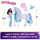 thumbnail image 2 of Toy Unicorn Academy Layla & Glacier con sillín y 2 accesorios, 2 of 8