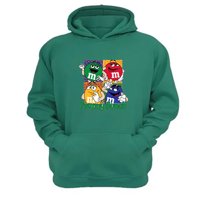 Genérico - Polerón Canguro M&M Verde Aguamarina Talla L Unisex
