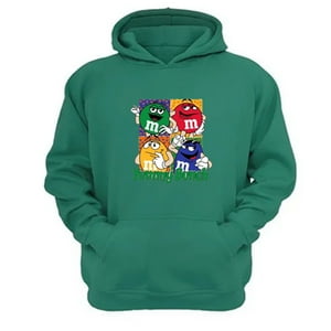 Genérico - Polerón Canguro M&M Verde Aguamarina Talla M Unisex