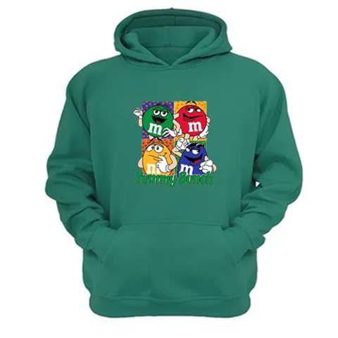 Genérico - Polerón Canguro M&M Verde Aguamarina Talla Xl Unisex