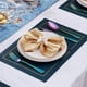 thumbnail image 3 of Juego de cubiertos de 20 piezas, dorado, juego de cubiertos, vajilla de acero inoxidable para 4, apto para lavavajillas., 3 of 7