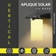 thumbnail image 2 of 2 Unidades Apliue Solar vertical Sin Base Contra Agua Con Sensor De Movimiento negro M, 2 of 7
