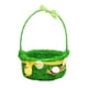 thumbnail image 5 of Cesta De Regalo De Pascua Huevos Caza Ni?os Ni?as Dulces Bolsa De Asas De Almacenamiento Decoración De Fiesta Verde, 5 of 5