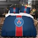 thumbnail image 3 of KNITII Football Club Duvet Cover, 3D Print Quilt Cover PSG Bedding Duvet Set with Pillowcases Soft Microfiber Easy Care Quilt Cover for Boys Girls Kids Bedroom King, 3 of 3