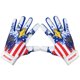 thumbnail image 2 of Guantes de Bateo Hushe' Adulto Talla Pequeña de Cuero de Oveja con Bandera de EE. UU., 2 of 7