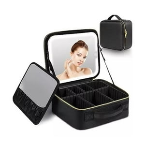 Citohome - Maleta Portátil Para Maquillaje Con Organizador, Luz Y Espejo