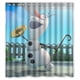 thumbnail image 1 of Cortina de ducha de dibujos animados de Frozen, juego de cortina de baño con ganchos, tamaño 66 x 72 pulgadas, 1 of 3