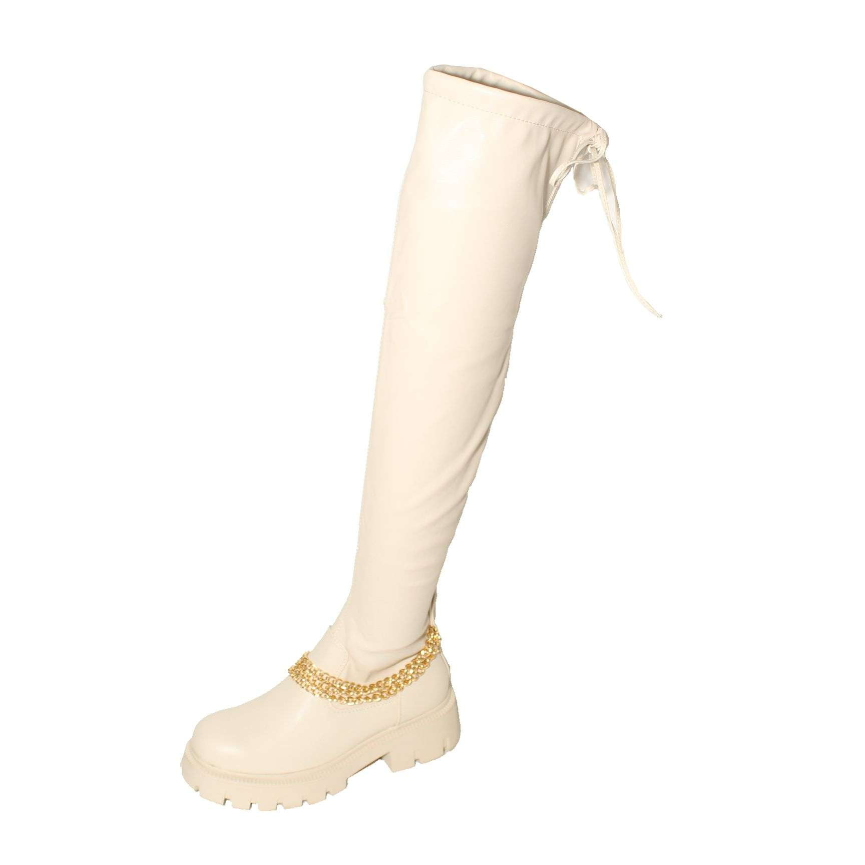 Bota Beige Vía Franca