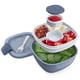 thumbnail image 2 of Contenedor Ensalada Bentgo 4 Pack 5 Compartimentos Slate, 2 of 3