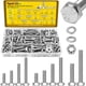 thumbnail image 1 of Kit de pernos hexagonales Fgruh de 260 piezas, acero inoxidable 304, 1 of 7