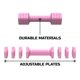 thumbnail image 2 of Mancuernas Ajustables Fitrx 2,3 Kg Rosa Paquete de 2, 2 of 10