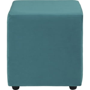 Bodevir - Pouf Cali 1C Felpa 30 Turquesa
