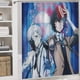 thumbnail image 5 of Perros Callejeros Bungo theme 4 piece Shower Curtain Set With Rugs Waterproof Bathroom Decor Set Includes Bath Mat U shaped Rug Toilet Lid Cover And Curtain With Hooks, 5 of 6