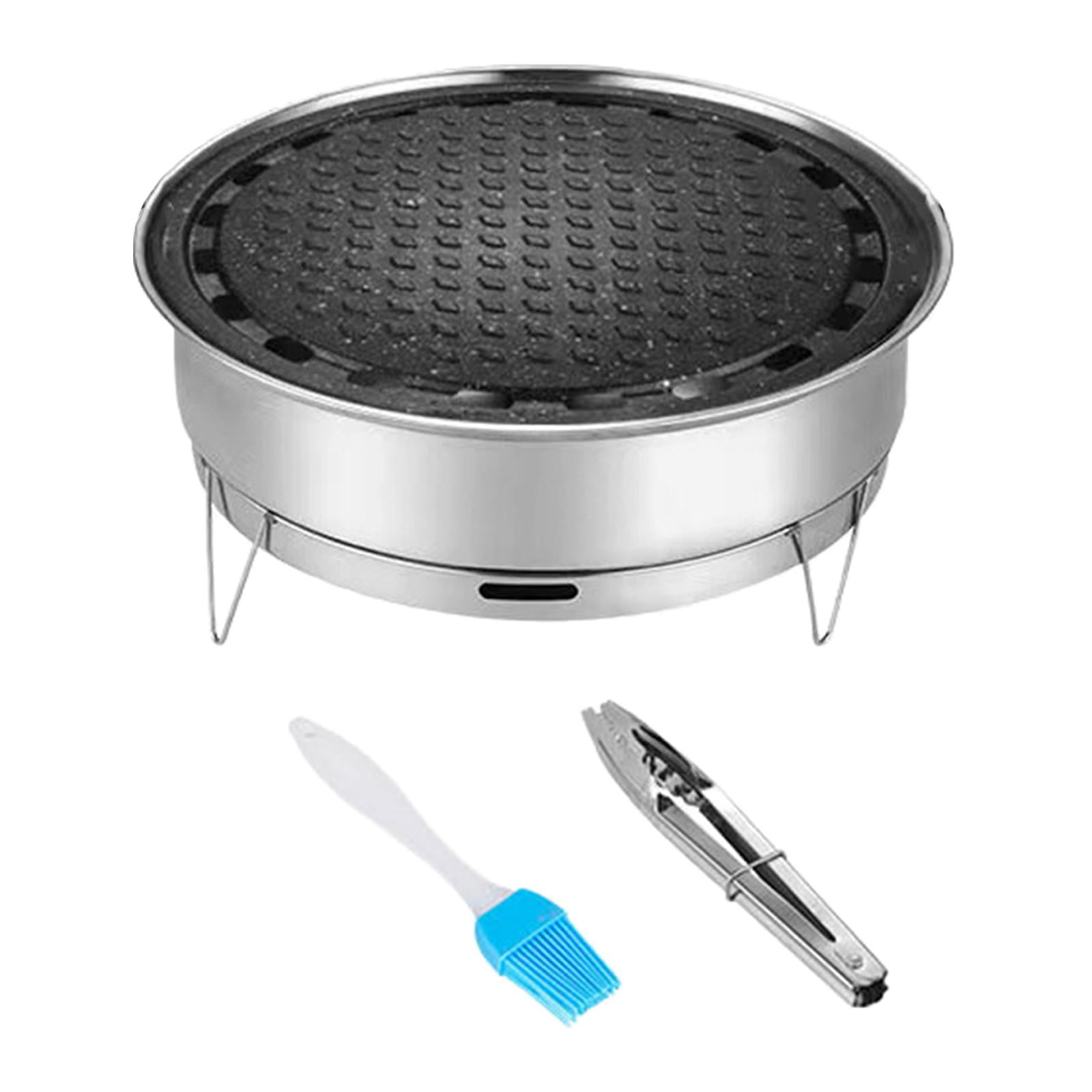 Magideal - Estufa De Parrilla Para Acampar Parrilla De Barbacoa De Carbón Parrilla De Barbacoa Pequeña Multifuncional Para El Hogar Parrilla De Mesa Para Cocinar Utensilios Para Hornear Maifanstone