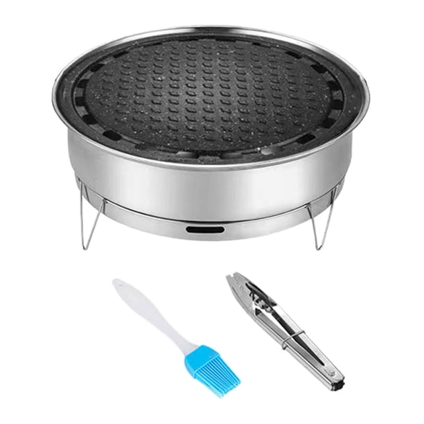 Estufa de parrilla para acampar Parrilla de barbacoa de carbón Parrilla de barbacoa pequeña multifuncional para el hogar Parrilla de mesa para cocinar Utensilios para hornear Maifanstone