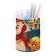 thumbnail image 1 of Leo y Tig-theme Cylinder Pen Holder Pencil Organizer with Flannel Lining PVC Leather Material Cardboard Base for study work 10*8CM, 1 of 6