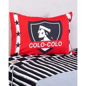 Juego Sábana Infantil Colo Colo Plaza Y Media Mashini 01