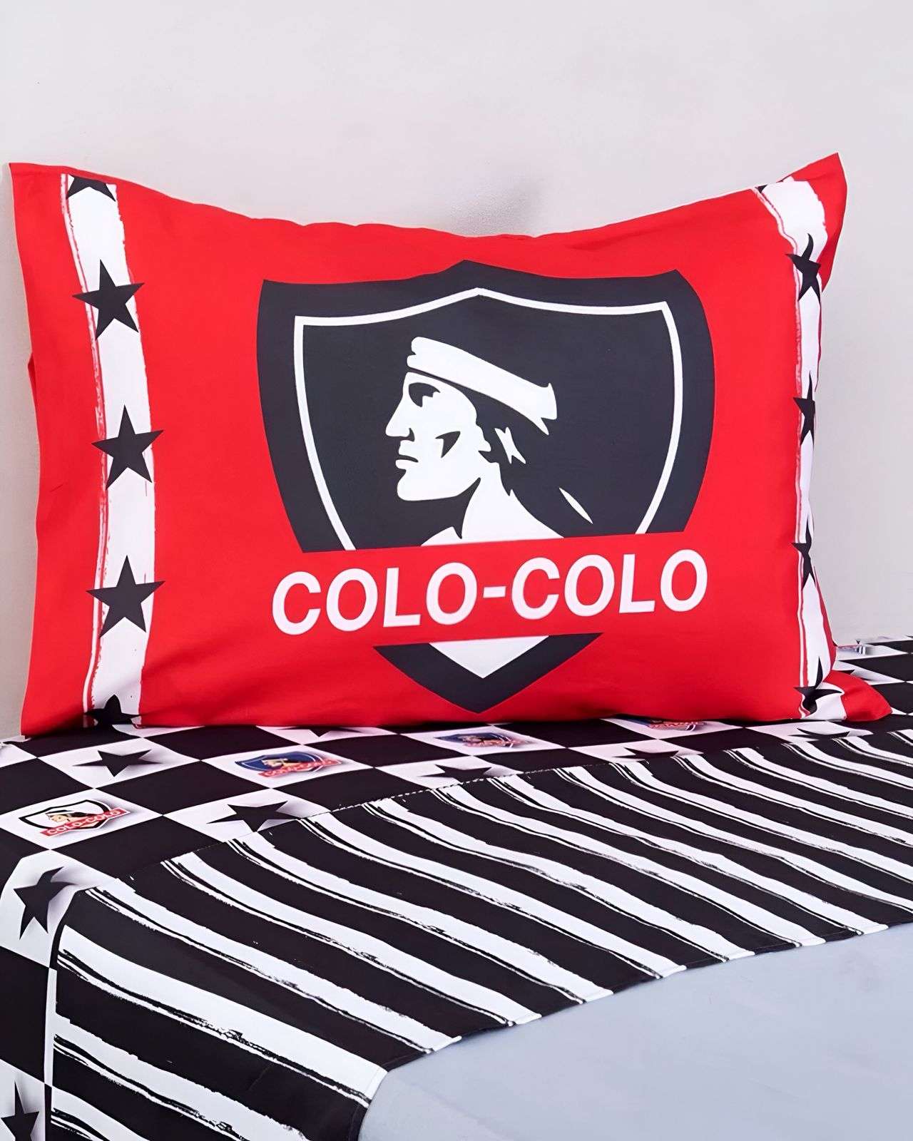 Juego Sábanass Infantil Colo Colo Plaza Y Media Mashini