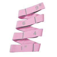 Magideal - Banda De Resistencia Flexible Anillo Múltiple Entrenamiento Físico Ejercicio Elástico Gimnasio Yoga Correa Estiramiento Para Mujeres Hombres , Rosado