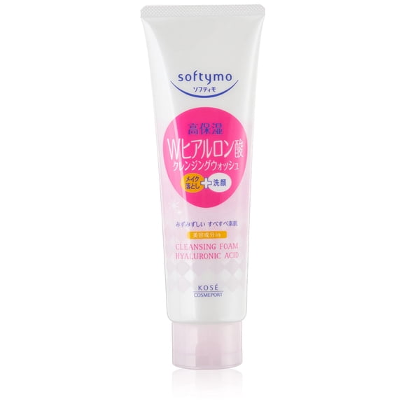 Espuma facial limpiadora Softymo con ácido hialurónico para desmaquillar