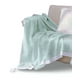 thumbnail image 2 of Mantas para sofas camas u oficinas con pompon 130x150 cm Verde, 2 of 4