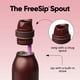 thumbnail image 2 of Botella de agua Owala FreeSip 710 ml de acero inoxidable aislada, 2 of 6