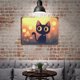 thumbnail image 4 of Fiesta del Gato Negro Cartel Metálico, Decoración de Pared de Cartel Metálico Personalizado para Regalos de Fans, Amigos, Familia y Amantes 20*30CM, 4 of 6