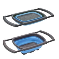 Genérico - Colador Plegable Ajustable Escurridor Fruta Verdura