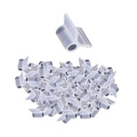 Ioensy - 100 Pinzas Para Injerto De Jardín, Pinzas Para Enrejado De Bonsáis, Flores Y Hortalizas, De 5 Mm