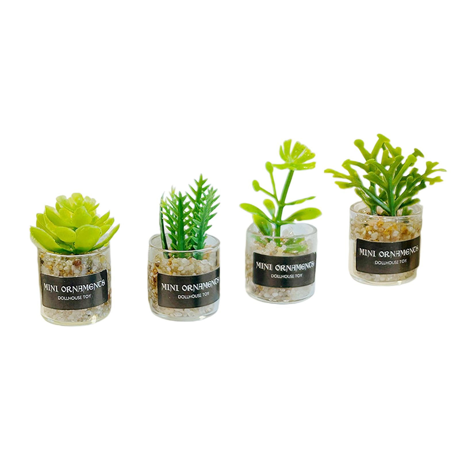 2x 5 Uds Jardín Flores Plantas Casa de Accesorios CUTICAT Flores en miniatura para casa de muñecas | Bodega Aurrera en línea