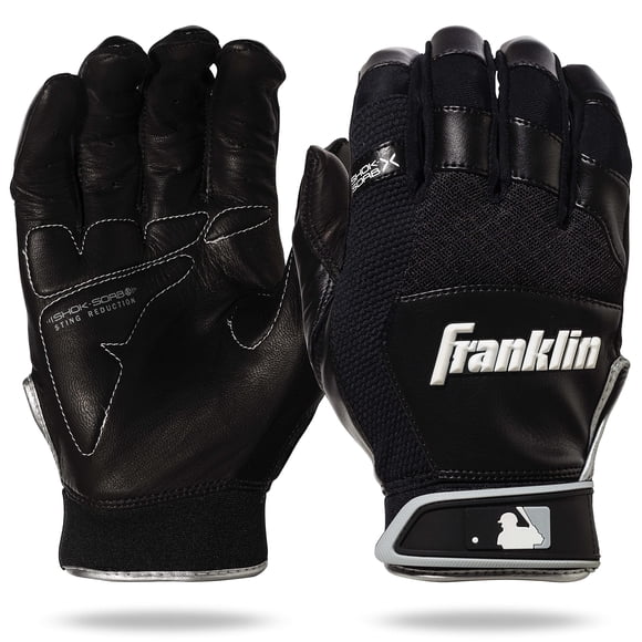 Guantes de bateo Franklin Sports Shok-Sorb X para adultos pequeños