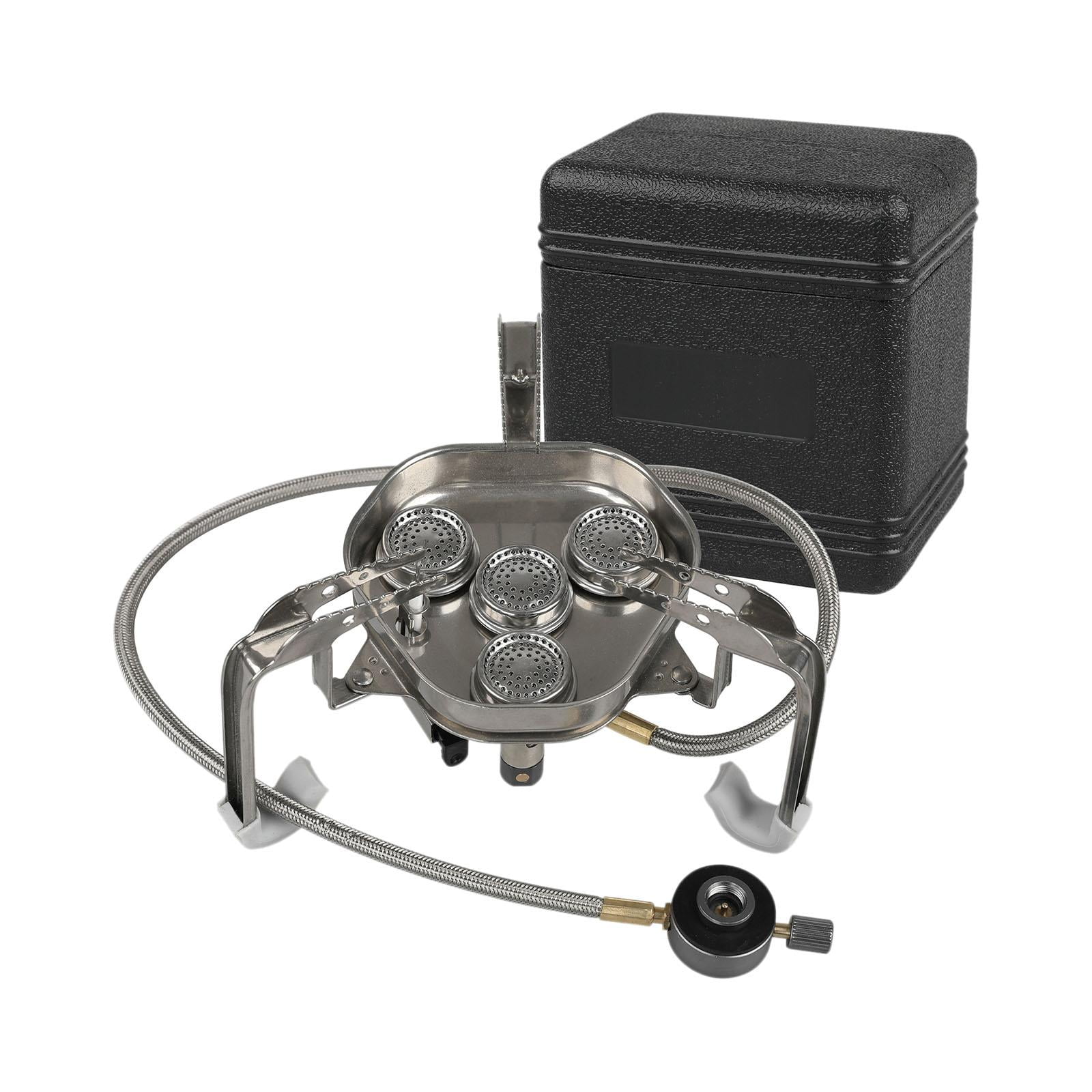 Magideal - Estufa De Camping, Equipo De Cocina, Estufa Plegable Para Exteriores, Quemador De Gas Portátil, Estufa Para Mochilero Para Senderismo, Jardín, Viajes,