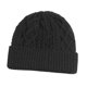 thumbnail image 1 of Sombrero De Invierno Gorro De Esquí Color Sólido Al Aire Libre Suave Cálido Gorro De Punto Para Hombre Negro, 1 of 5
