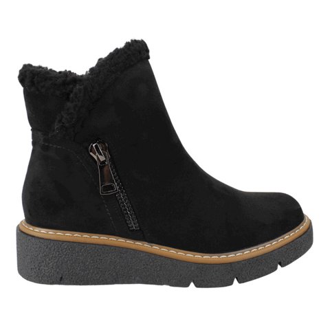 Botín New Walk Cozy Negro