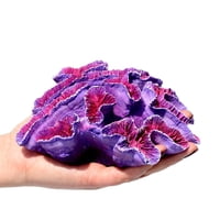 Xusx111 - Ornamentos De Coral De Acuario Decoración De Plantas De Tanque De Peces Para El Paisaje Del Acuario, Decoraciones De Acuario De Arrecifes De Coral Púrpura Ornamentos De Tanque De Peces Grand