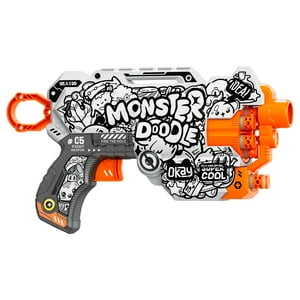Shantou Baihui Toys Co Ltd - Juguete Pistola De 12 Dardos-Monster Doodle-Rueda Giratoria