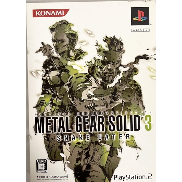 Videojuego Konami Metal Gear Solid 3 Snake Eater para PS2 Japón