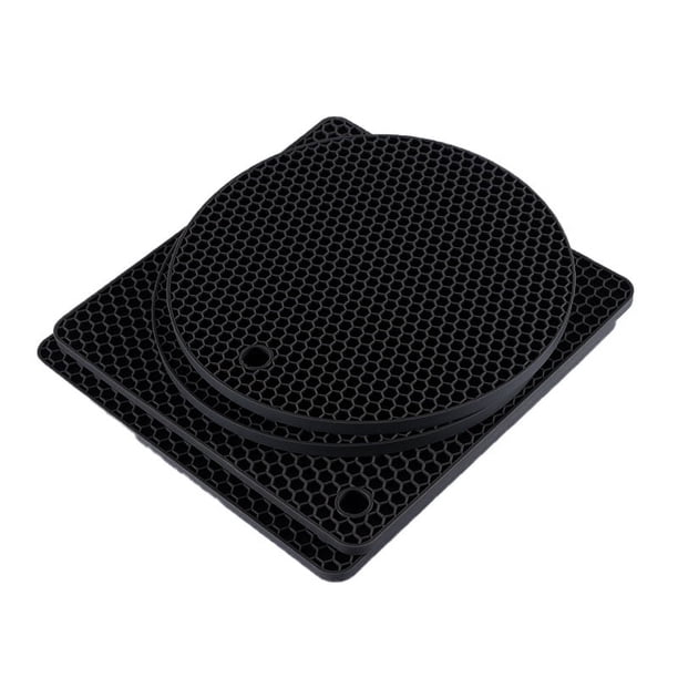 Salvamanteles de silicona premium para ollas y sartenes calientes, agarraderas flexibles multiusos