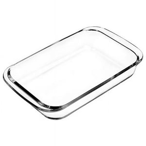 Imahe - Fuente Rectangular De Vidrio 29.5X18X6.7Cm
