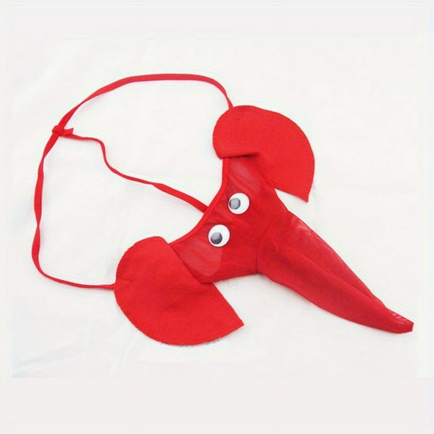 Elephant Nose G-String & Thong for Men - Perfect Valentine's Day Gift and Role Play Accessory for Adult Games