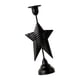thumbnail image 1 of Candelabro Cónico De Hierro Negro, Adorno De Mesa Para Dormitorio, Ligero Y Resistente, 5,5x22,5 Cm, 1 of 3