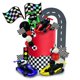 thumbnail image 3 of Coche de carreras Cake Topper KEEPARTY para fiesta de cumpleaños de niños, 3 of 7