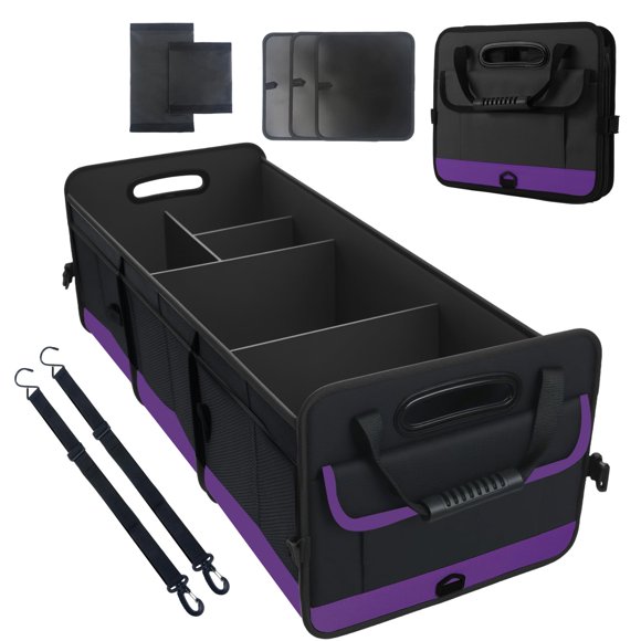 Organizador de Maletero Plegable AOPHY 95 L para Coche, SUV y Camión