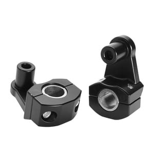 Ioensy - Abrazaderas Genéricas Para Manillar De Motocicleta Elevador De Manillar Pivotante De 7/8"" Y 1-1/8""