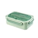 thumbnail image 1 of Recipiente Reutilizable Para Preparar Comidas Bento Box, Recipiente Para Alimentos Para El Hogar, La Oficina, Senderismo, Verde, Dos Rejillas, 1 of 5