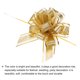 thumbnail image 4 of Gran Lazo de Tiro para Envolver Regalos Cinta de Organza para Bodas Cestas Presentes Fiesta de Navidad Oro Champán-7 Pulgadas, 4 of 6