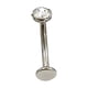 thumbnail image 1 of Piercing para ombligo de titanio F136, corrugado al agua, con diamante checo, aleación de titanio G23, para cuerpo, joyería, anillo de suspensión para ombligo., 1 of 5
