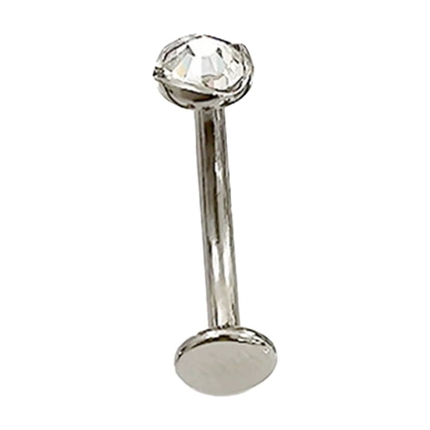 Piercing para ombligo de titanio F136, corrugado al agua, con diamante checo, aleación de titanio G23, para cuerpo, joyería, anillo de suspensión para ombligo.