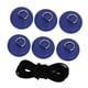 thumbnail image 1 of Kit De Aparejos De Cubierta De Parche De PVC Con Anillos En D De 6 Piezas Para Bote Inflable Kayak Bote Azul, 1 of 5