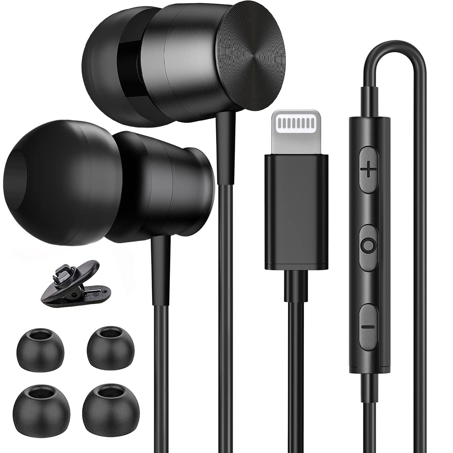 Auriculares Lightning Gsangoo Para Iphone 13/14/12 Pro Max Mfi